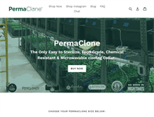 Tablet Screenshot of permaclone.com